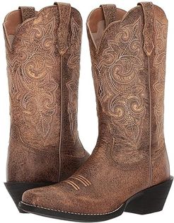 Round Up Square Toe (Vintage Bomber) Cowboy Boots