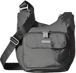 Legacy Criss Cross Bagg (Charcoal) Cross Body Handbags