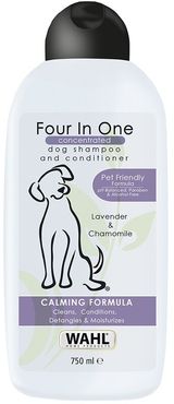 Dog shampoo four in one