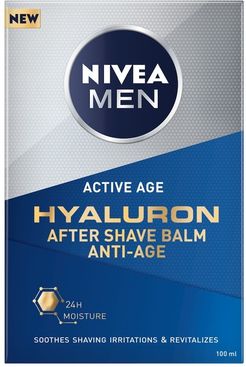 NIVEA MEN Active Age Hyaluron Balsamo Dopobarba