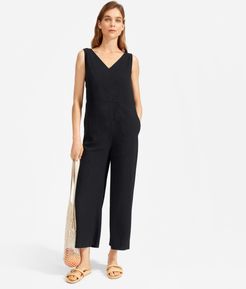 Japanese GoWeave Essential Jumpsuit by Everlane in Black, Size 16