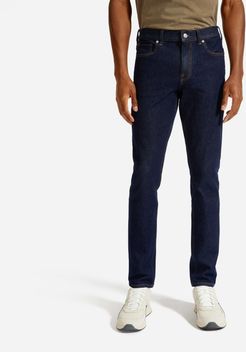 Slim 4-Way Stretch Organic Jean | Uniform by Everlane in Dark Indigo, Size 40x34