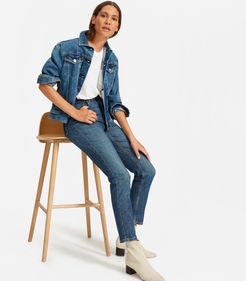 Original Cheeky Jean by Everlane in Faded Indigo Wash, Size 35