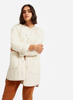 Cotton Quilted Jacket by Everlane in Canvas, Size XXS