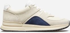 Trainer by Everlane in Off-White / Atlantic Blue, Size W13.5M11.5
