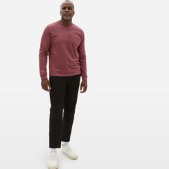 Organic Cotton Long-Sleeve Pocket T-Shirt | Uniform by Everlane in Dark Mauve, Size XXL