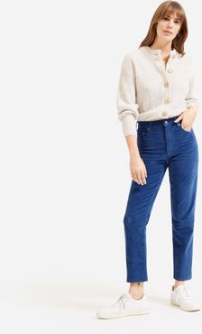 Cheeky Straight Corduroy Pant by Everlane in Atlantic Blue, Size 27
