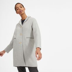 Cocoon Coat by Everlane in Light Heather Grey, Size 16