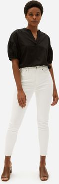 Authentic Stretch High-Rise Skinny by Everlane in White, Size 35