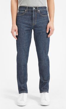 Straight Fit Jean by Everlane in Dark Blue Wash, Size 29x34