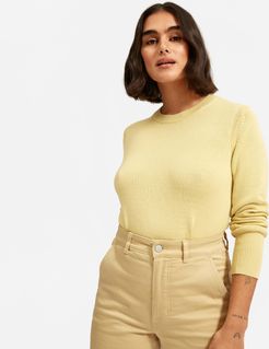 Soft Cotton Crew T-Shirt by Everlane in Pale Chartreuse, Size XXS