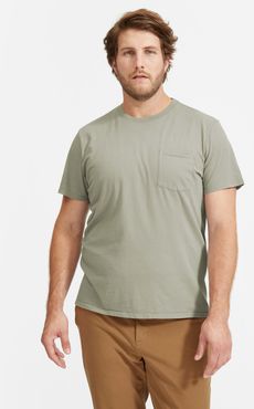 Cotton Pocket T-Shirt by Everlane in Light Sage, Size XS