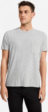 Cotton Pocket T-Shirt by Everlane in Heathered Grey, Size M