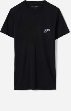 100% SF Crew T-Shirt by Everlane in Black, Size XL