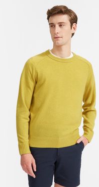 ReCashmere Crew Sweater by Everlane in Heathered Lemon Lime, Size XXL