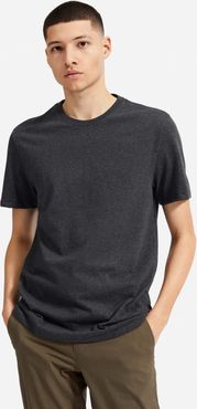 Organic Cotton Crew | Uniform T-Shirt by Everlane in Heather Charcoal, Size XL