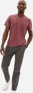 Organic Cotton Pocket T-Shirt | Uniform by Everlane in Dark Mauve, Size S