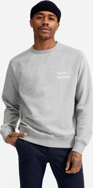 100% Human Sweatshirt by Everlane in Heathered Grey, Size XXXS