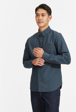 Standard Fit Japanese Oxford Shirt | Uniform by Everlane in Dark Teal, Size L