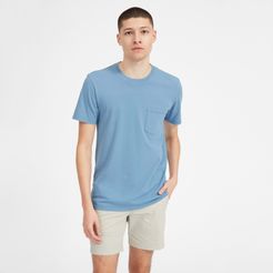 Cotton Pocket T-Shirt by Everlane in Muted Blue, Size S