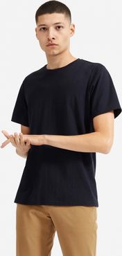 Premium-Weight Crew T-Shirt by Everlane in Navy, Size XXL