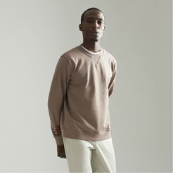 French Terry Crew | Uniform Sweater by Everlane in Sand Dune, Size XXL