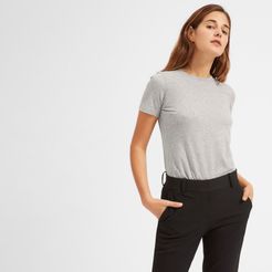 Cotton Crew T-Shirt by Everlane in Heathered Grey, Size XXS