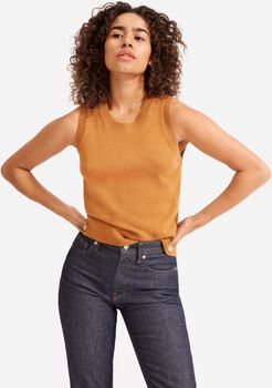 Cashmere Tank Sweater by Everlane in Acorn, Size XXS
