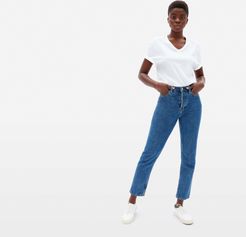 '90s Cheeky Straight Jean by Everlane in Medium Blue, Size 33