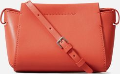 Micro Leather Messenger Bag by Everlane in Red