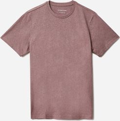 Premium-Weight Crew T-Shirt by Everlane in Heathered Mauve, Size XXL