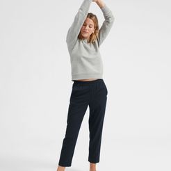 Italian Wool Pull-on Pant by Everlane in Navy, Size 16