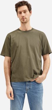 Premium-Weight Relaxed Crew T-Shirt by Everlane in Crocodile, Size XXL