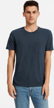 Cotton Pocket T-Shirt by Everlane in True Navy, Size XS