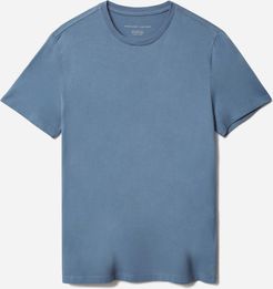 Organic Cotton Crew | Uniform T-Shirt by Everlane in Blue Teal, Size S