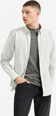 Slim Fit Japanese Oxford | Uniform Shirt by Everlane in White / Black, Size XXL
