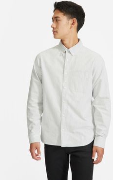 Standard Fit Japanese Oxford Shirt | Uniform by Everlane in White / Black, Size XL