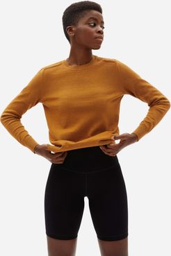 Organic Cotton Crewneck Sweater by Everlane in Burnished Copper, Size L