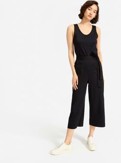 Luxe Cotton Jumpsuit by Everlane in Black, Size XXS
