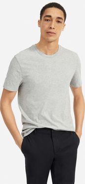 Organic Cotton Crew | Uniform T-Shirt by Everlane in Heathered Grey, Size XXL