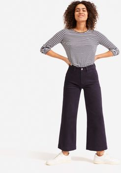 Wide Leg Crop Pant by Everlane in Navy, Size 16