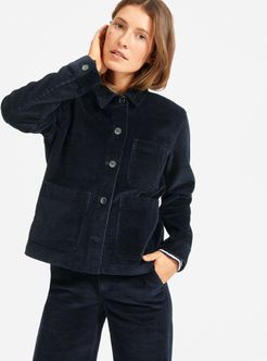 Corduroy Chore Jacket by Everlane in Navy, Size XL