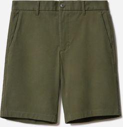 7" Slim Fit Performance Chino Short Shirt by Everlane in Dark Forest, Size 38