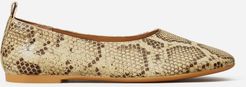 Ballet Flat by Everlane in Light Yellow / Brown, Size 11