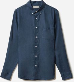 Linen Standard Fit Shirt by Everlane in Midnight, Size XS