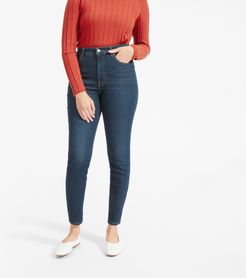 Authentic Stretch High-Rise Skinny by Everlane in Dark Blue Wash, Size 24