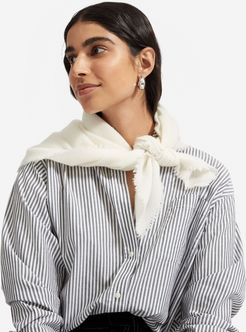 Cashmere Bandana Sweater by Everlane in Bone