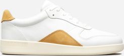 Court Sneaker by Everlane in White / Mustard, Size W15M13