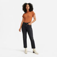 Cheeky Bootcut Jean by Everlane in Washed Black, Size 33