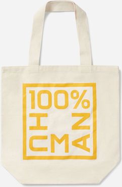 100% Human Tote Bag by Everlane in Canvas / Marigold